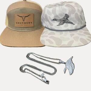 Southern string hat co bundle two hats one necklace